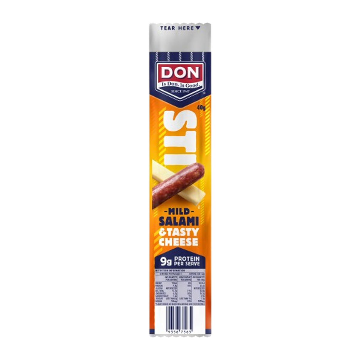 Don Stix Mild Salami and Cheese 40g