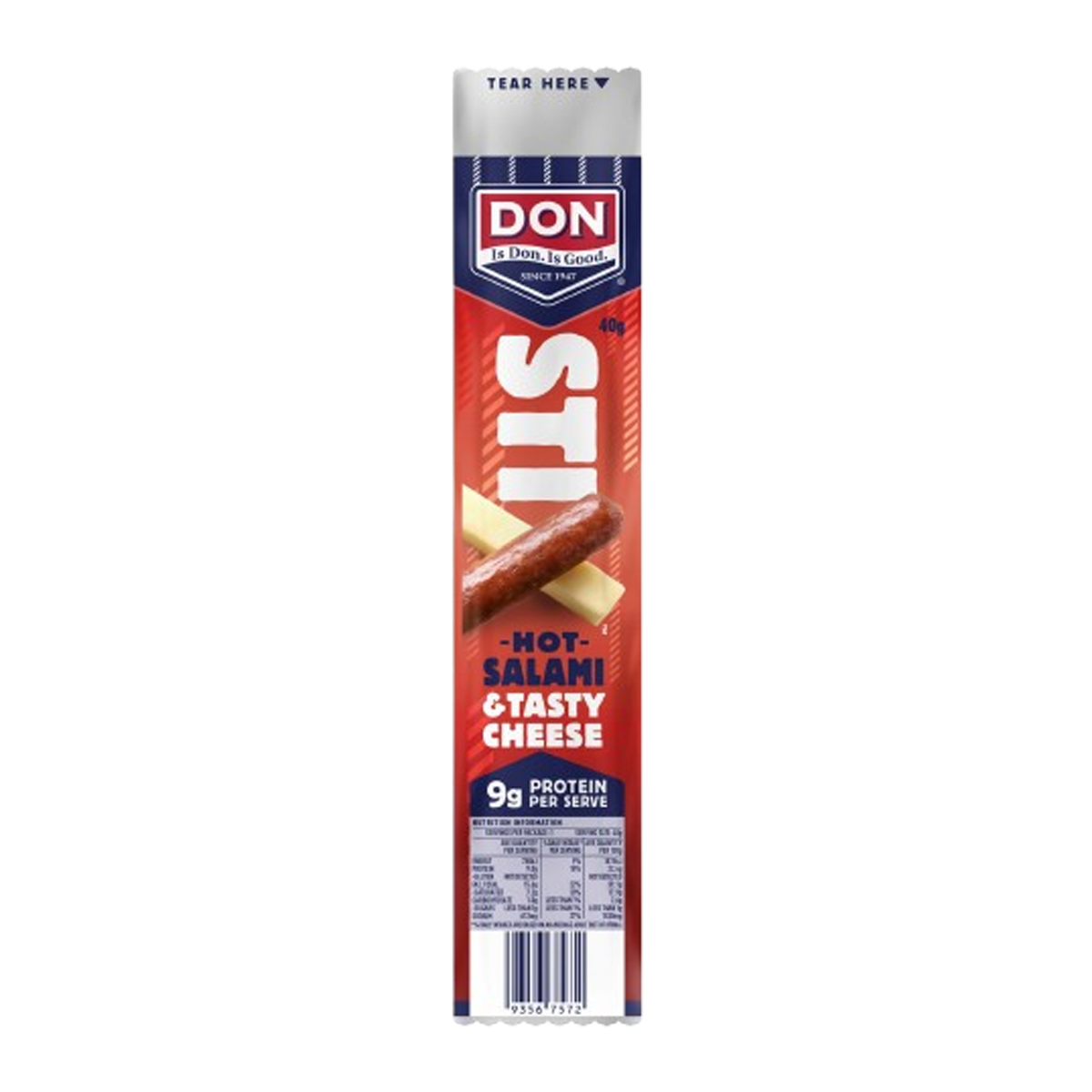 Don Stix Hot Salami and Cheese 40g