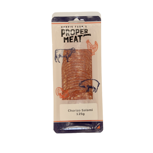 Harris Farms Proper Meat Chorizo Salami 125g