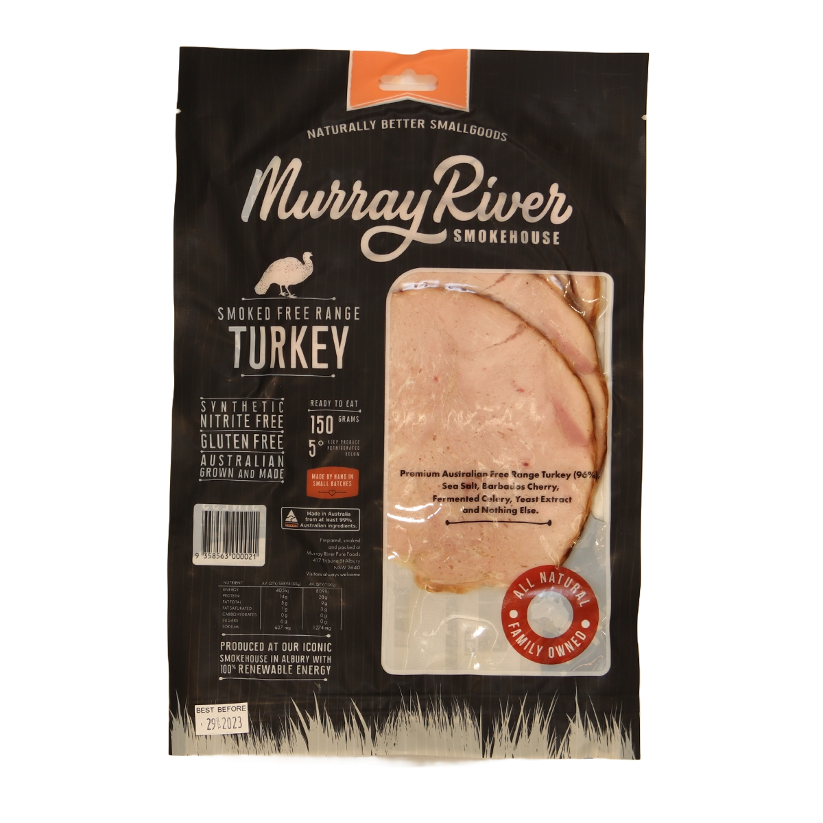 Murray River Smokehouse Smoked Turkey Breast 150g