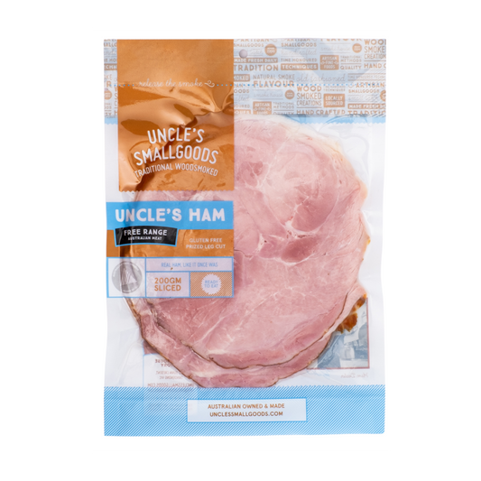 Uncle Smallgoods Sliced Ham 150g