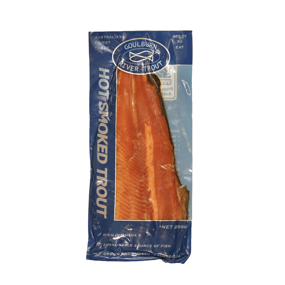 Goulburn River Trout Hot Smoked Trout Fillet 250g