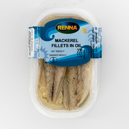 Renna Mackerel Fillets x12 200g