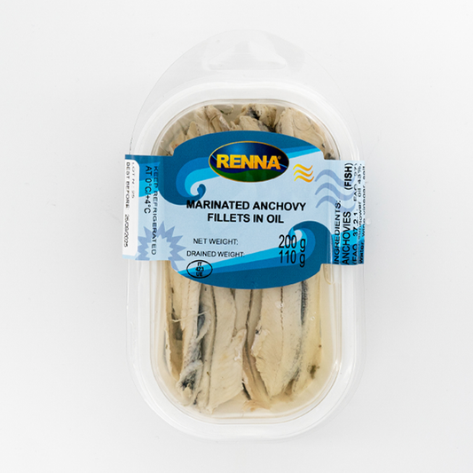 Renna Marinated Anchovy Fillets x12 200g