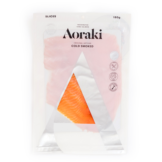 Aoraki Cold Smoked Salmon Sliced 180g