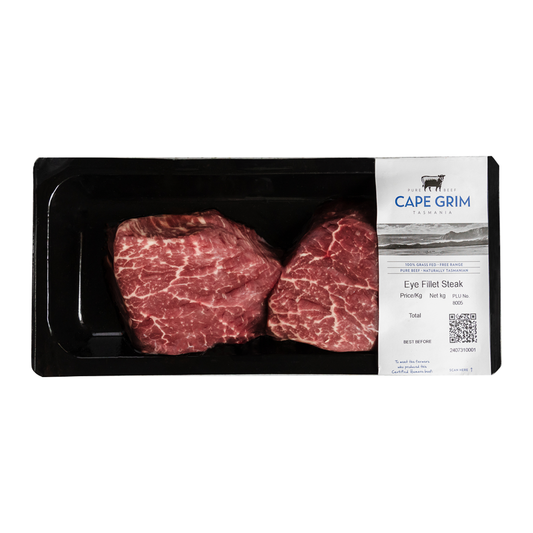 Cape Grim Beef Eye Fillet Steaks 200-340g