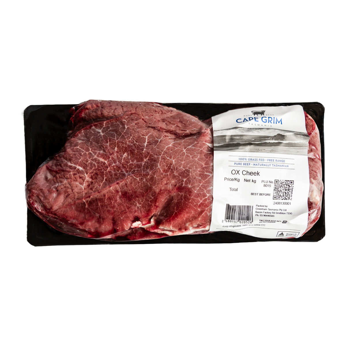 Cape Grim Beef Ox Cheek 600-900g