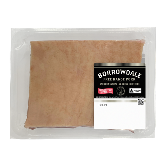 Borrowdale Free Range Pork Belly 800g-1.2kg