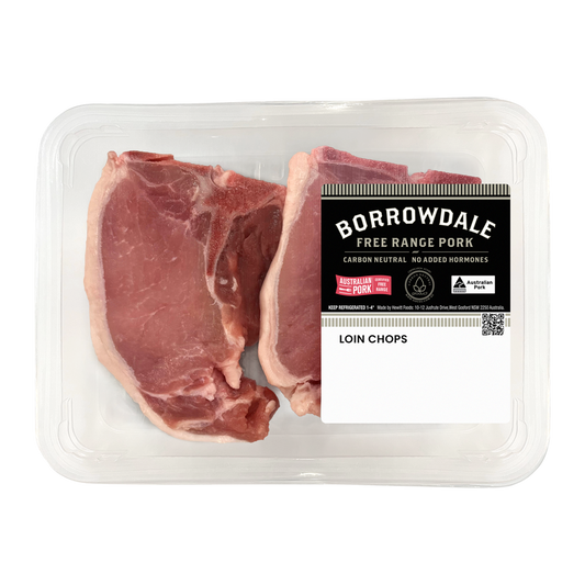 Borrowdale Free Range Pork Loin Chop 300g-500g