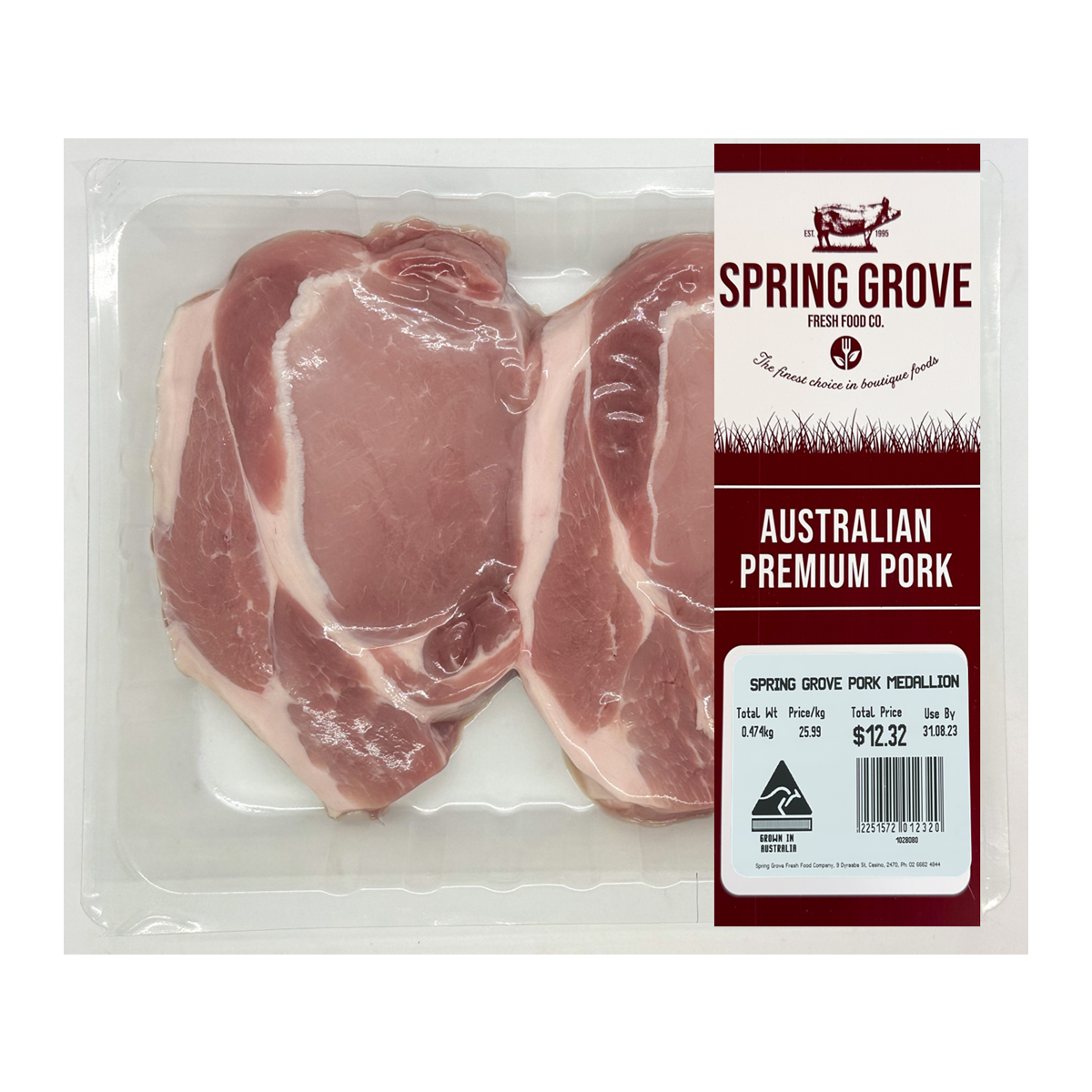 Spring Grove Pork Medallion Steaks 400g-500g