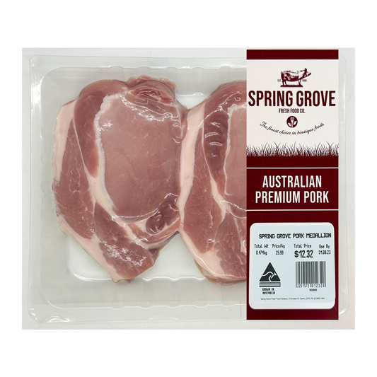 Spring Grove Pork Medallion Steaks 400g-500g