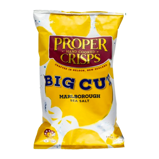 Proper Crisps Big Cut Marlborough Sea Salt 140g