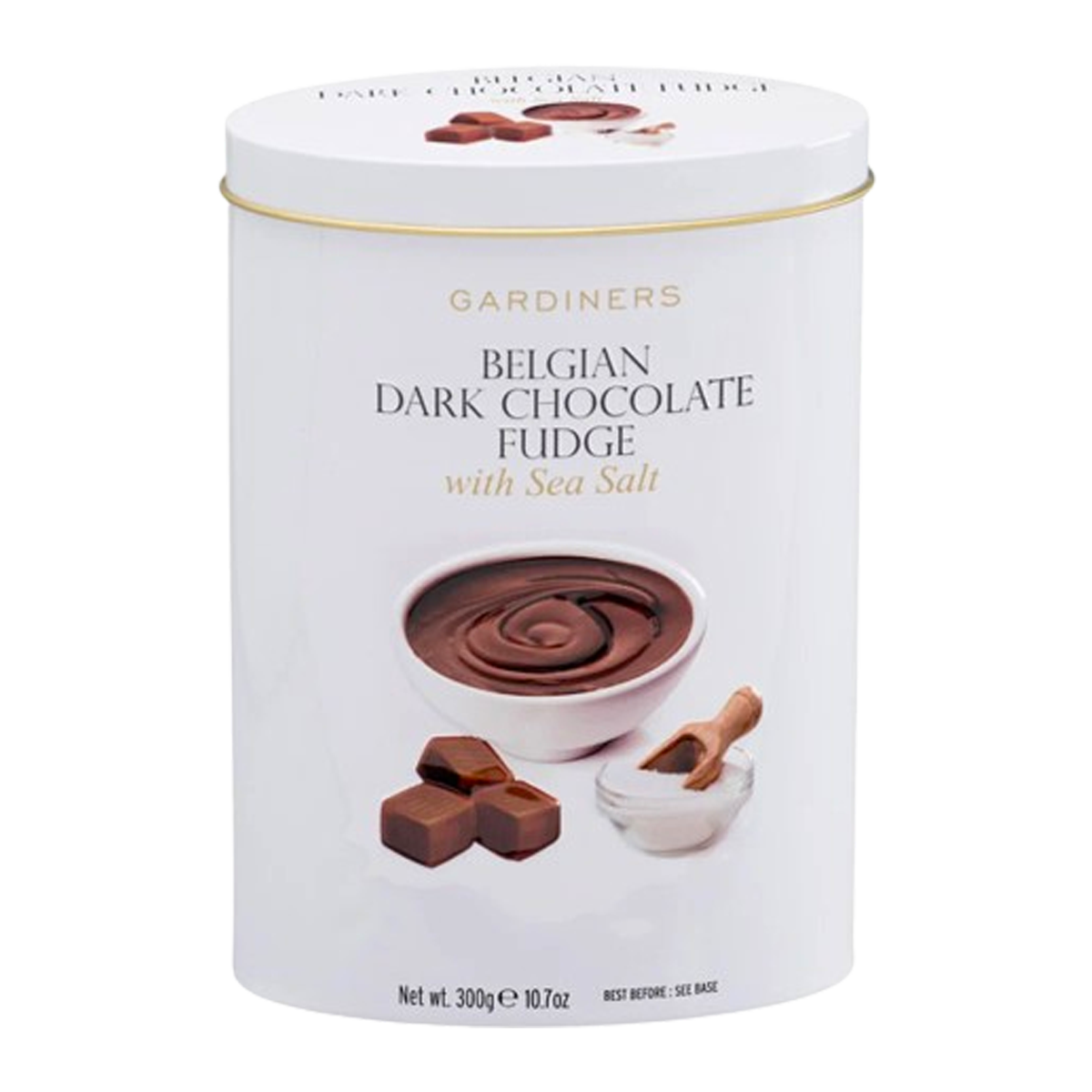 Gardiners Belgian Dark Chocolate Fudge with Sea Salt 300g