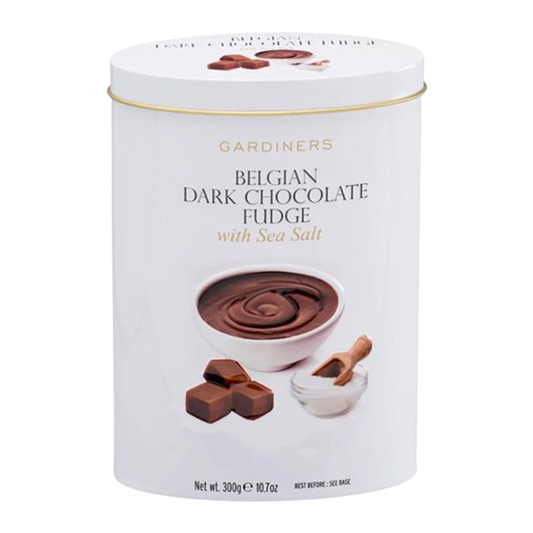 Gardiners Belgian Dark Chocolate Fudge with Sea Salt 300g