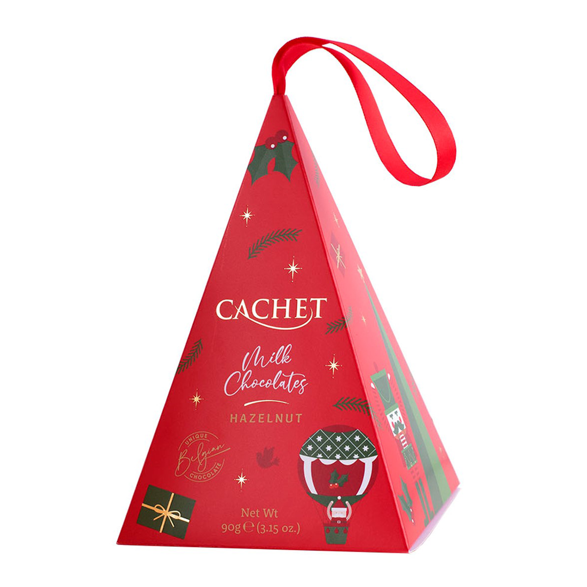 Cachet Christmas Chocolate Triangle 90g