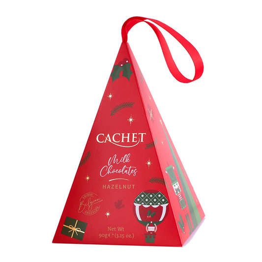 Cachet Christmas Chocolate Triangle 90g