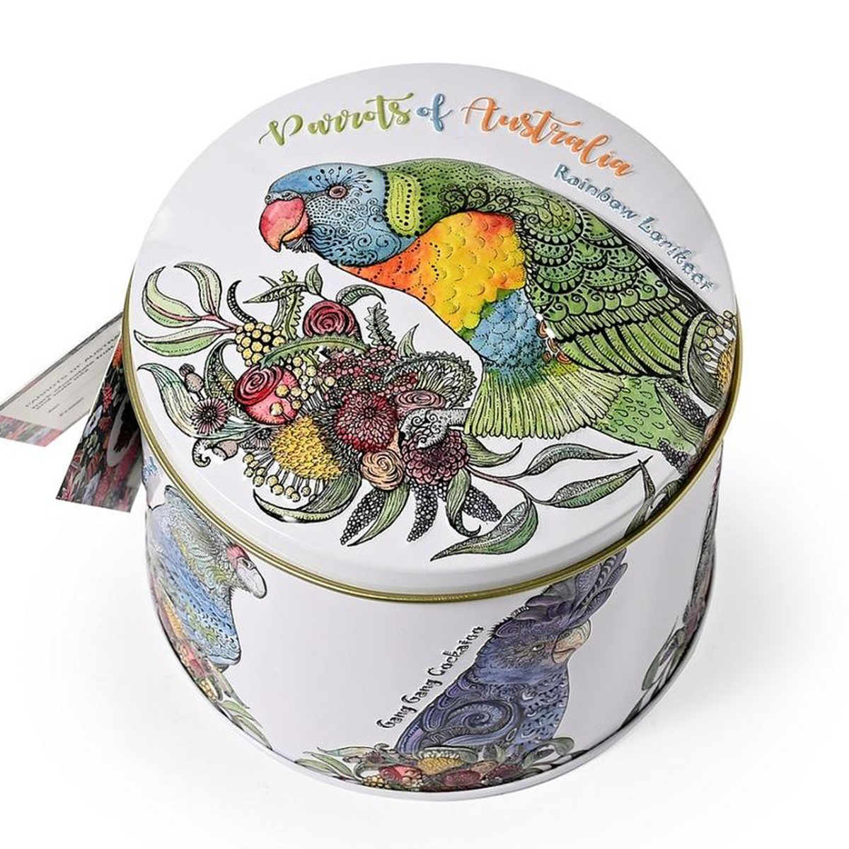 Banksia Chocolate Fruits and Nuts Parrots Tin 200g