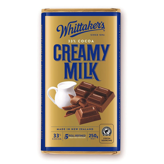 Whittakers Chocolate Creamy Milk 250g