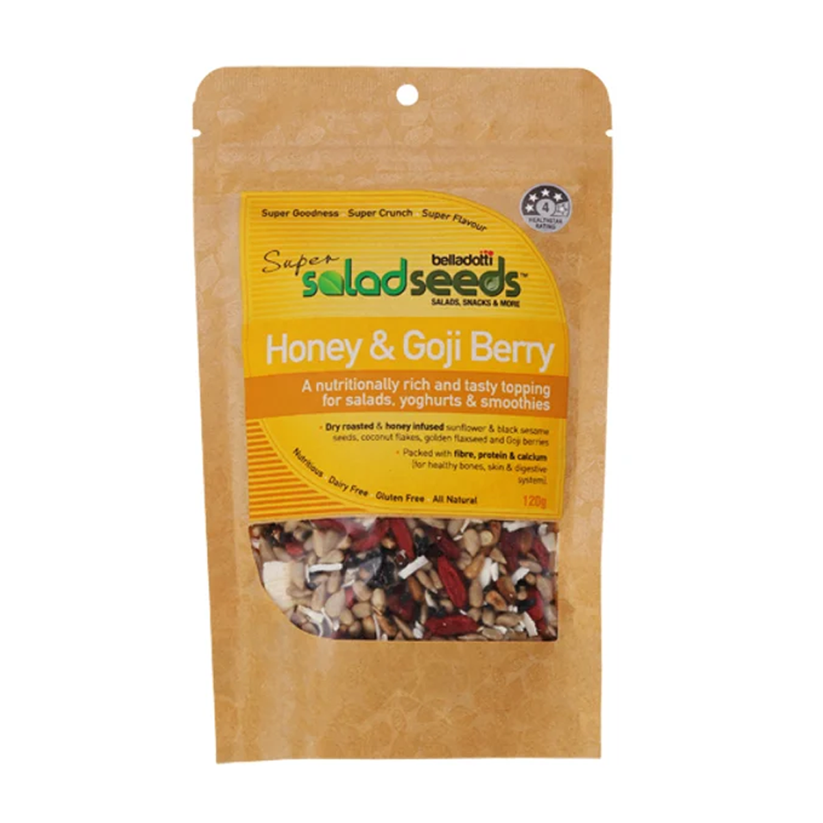 Belladotti Honey and Goji Berry Breakfast Toppers 120g