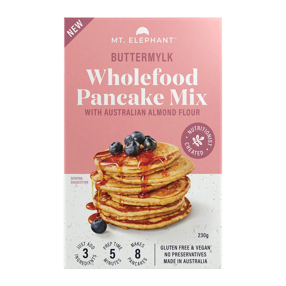 Mt Elephant Buttermilk Pancake Mix 230g