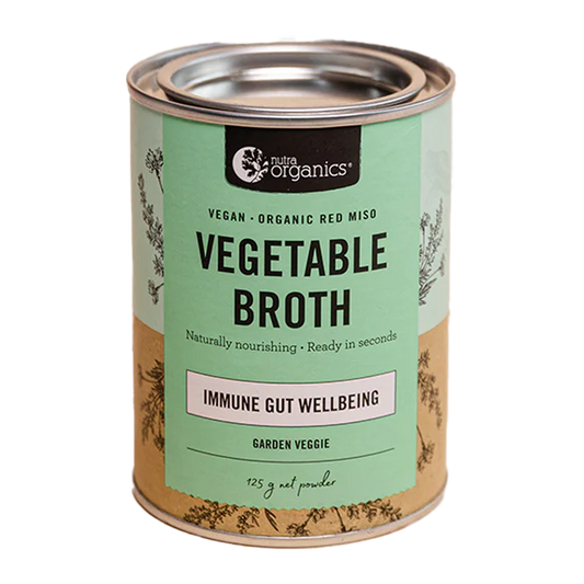 Nutra Organics Vegetable Broth Garden Veggie 125g