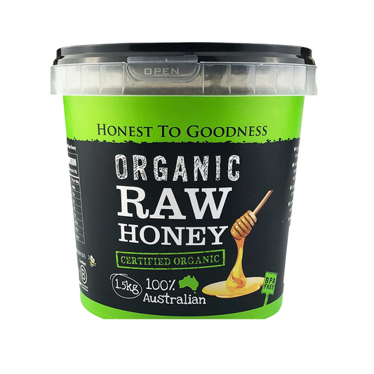 Honest to Goodness Organic Australia Raw Honey 1.5kg