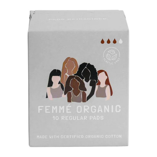 Femme Organic Cotton Regular Pads 10 Pack