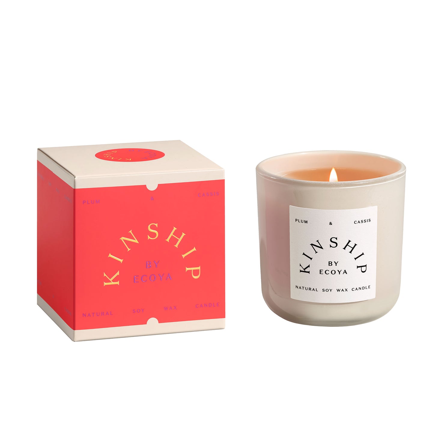 KINSHIP By ECOYA Plum & Cassis Candle 375g