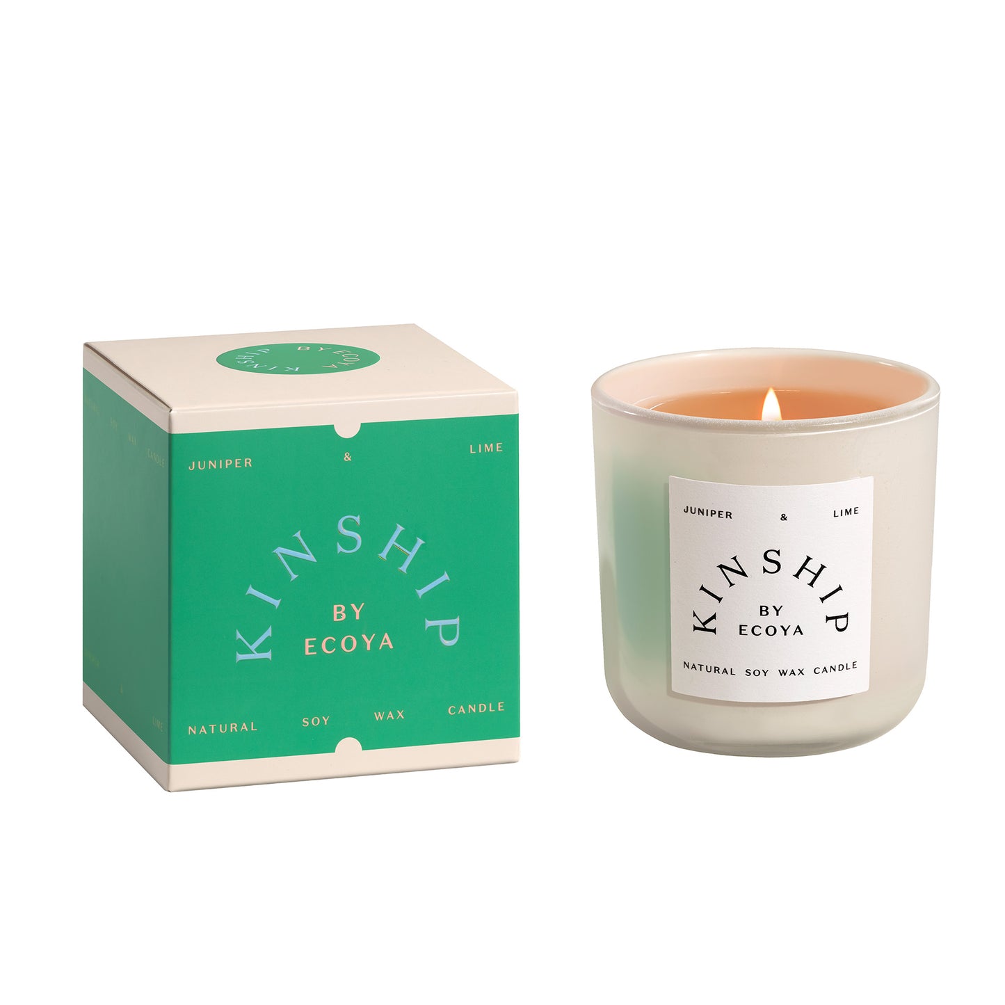 KINSHIP By ECOYA Peach Blossom & Iris Candle 375g