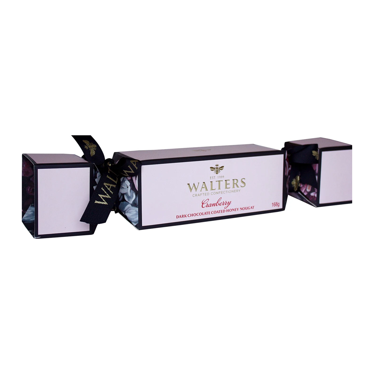 Walters Cranberry Dark Chocolate Coated Honey Nougat 168g