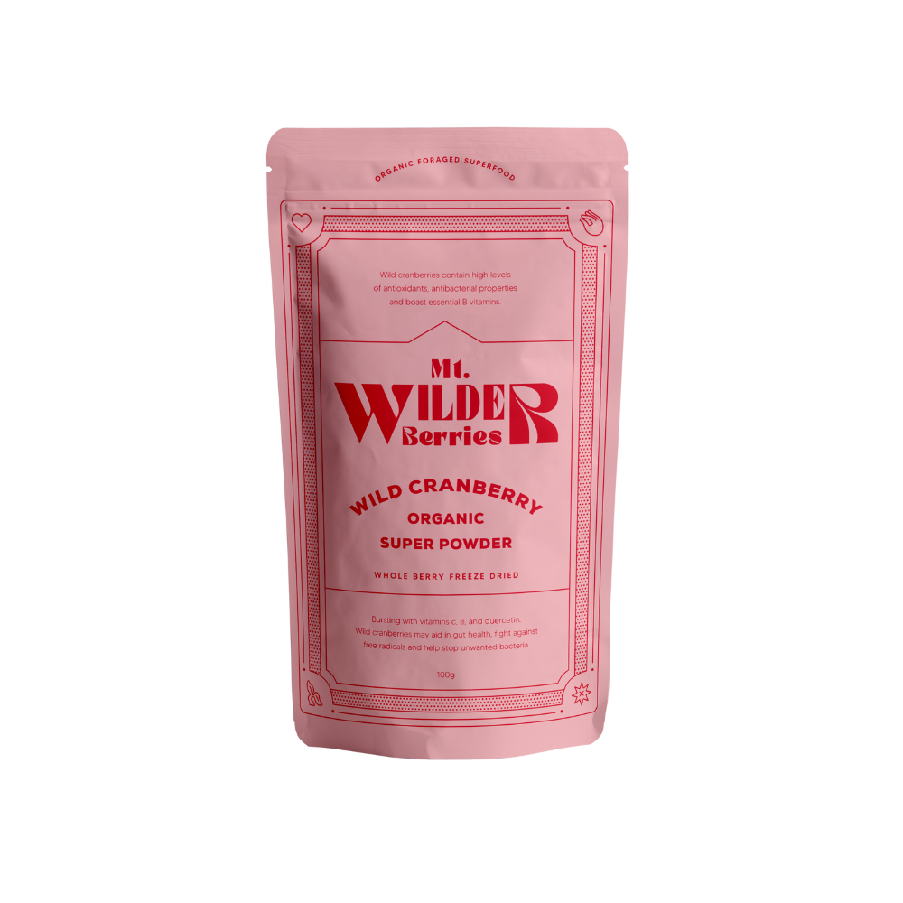 Mt. Wilder Berries Wild Cranberry Powder 100g