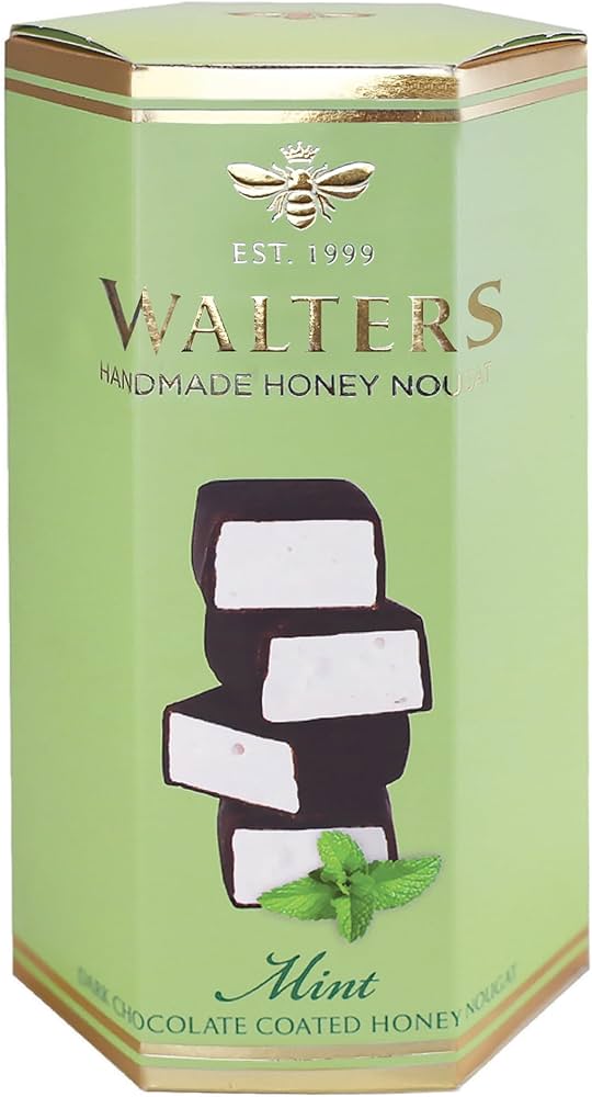 Walters Nougat Dark Mint Chocolate 140g