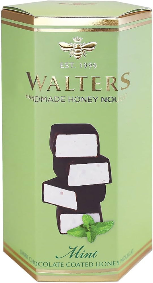 Walters Nougat Dark Mint Chocolate 140g