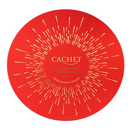 Cachet Red Round Gift Box 200g