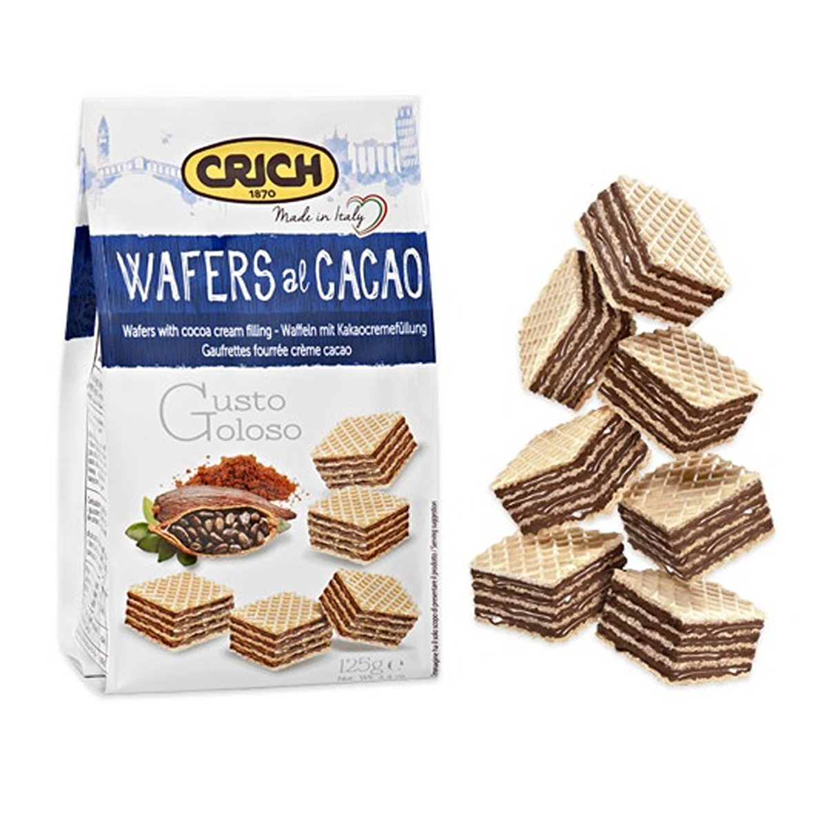 Crich Cocoa Wafers 250g