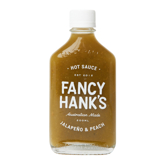 Fancy Hank's Jalapeno & Peach Hot Sauce 200ml