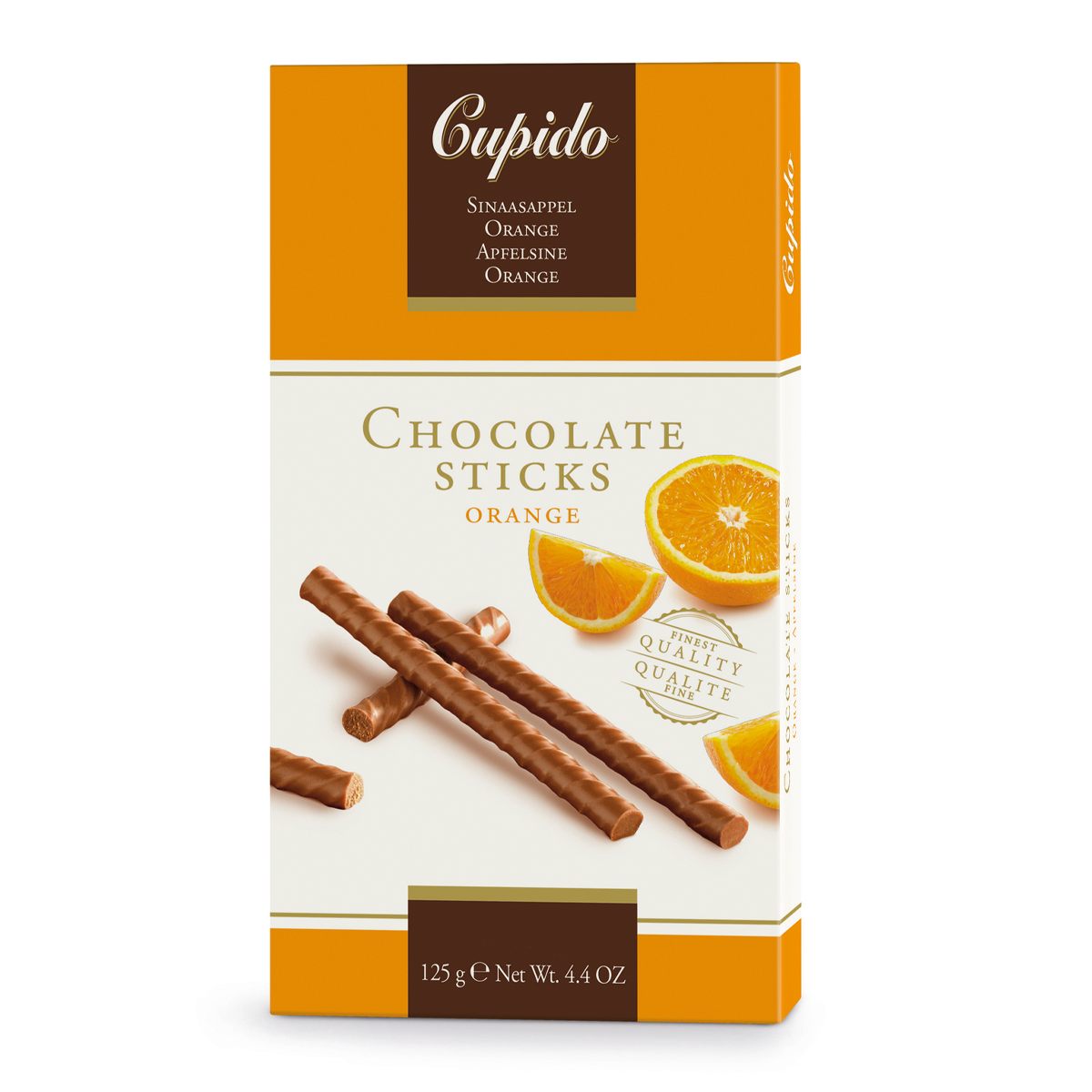 Cupido Chocolate Orange Sticks 125g