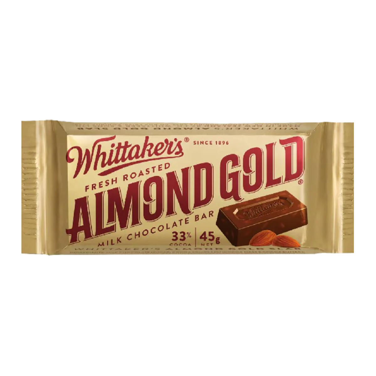 Whittakers Chocolate Almond Gold 45g