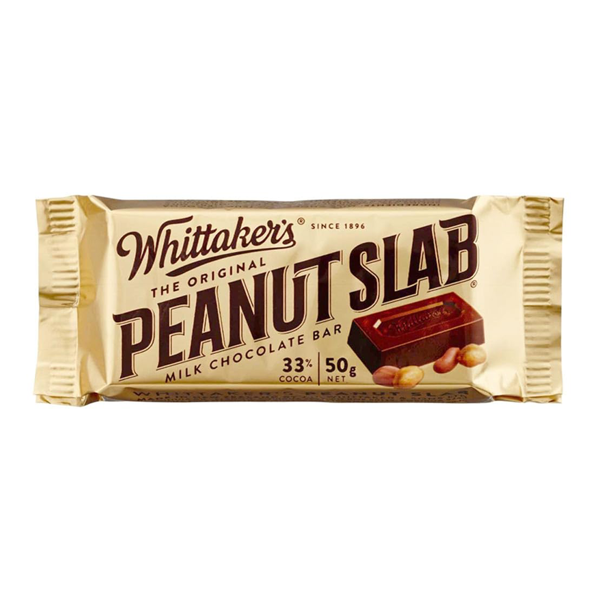 Whittakers Chocolate Peanut Slab 50g