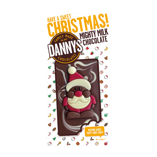 Danny's Milk Chocolate Santa Block 100g