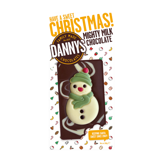 Danny's Milk Chocolate Snowman Block 100g