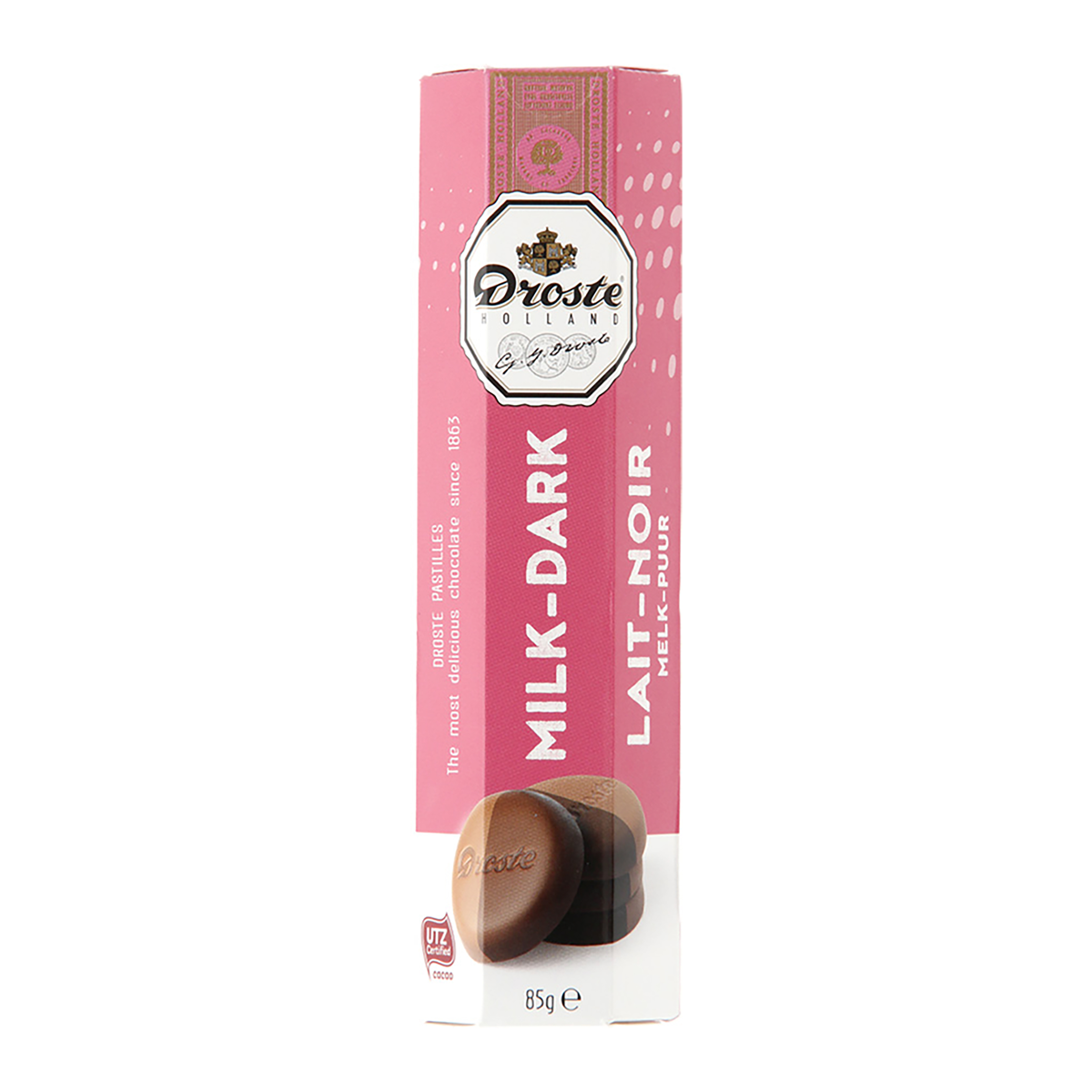 Droste Rolls Milk Dark Chocolate 85g