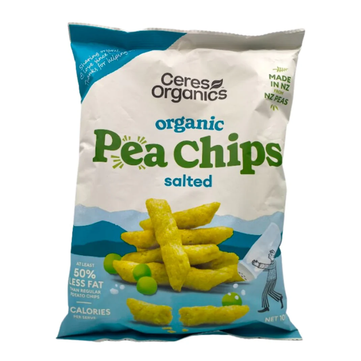 Ceres Organic Pea Chips Salted 100g