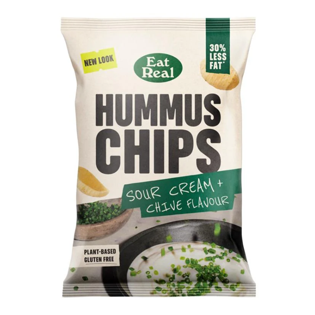 EatReal Hummus Chips Sour Cream 110g