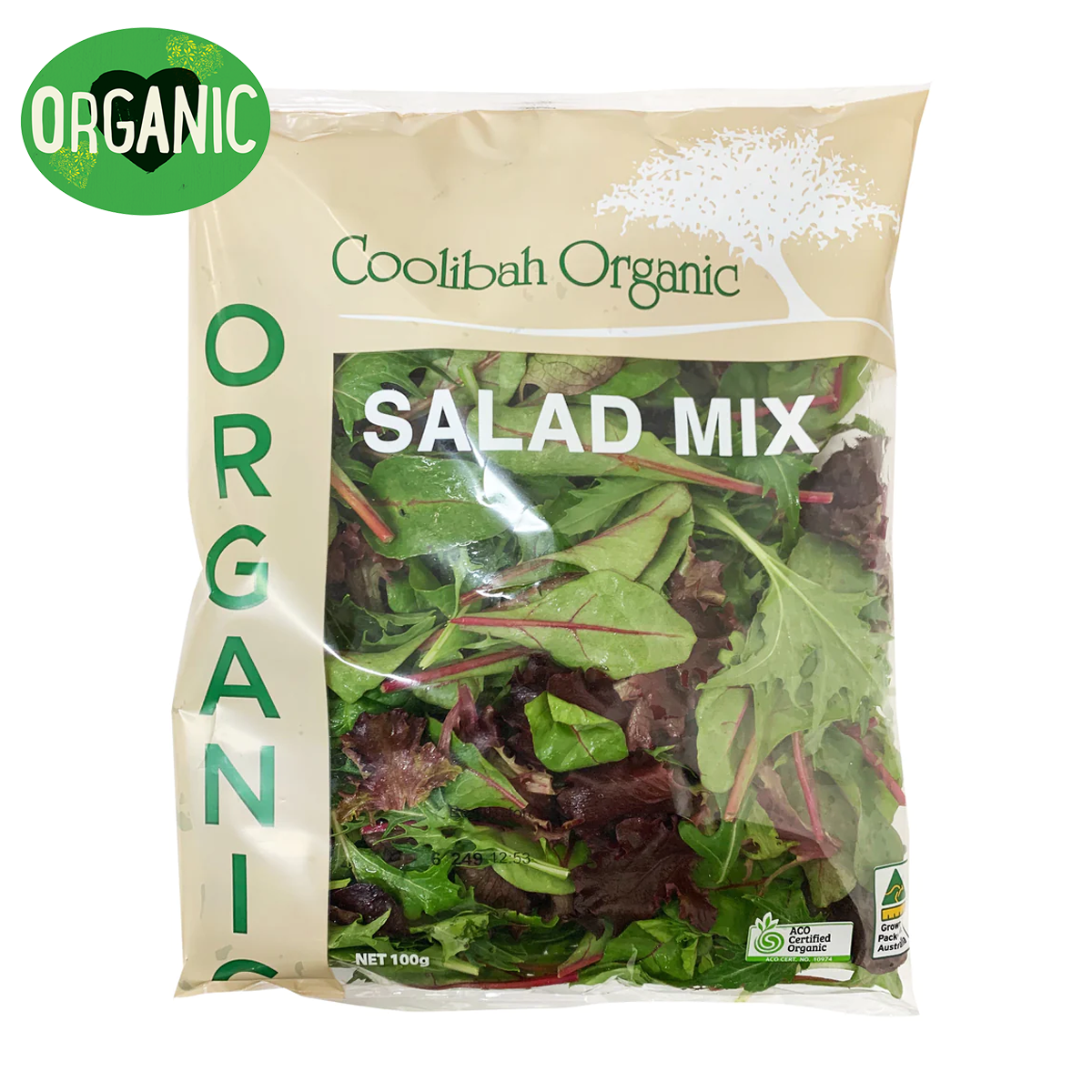 Coolibah Organic Salad Mix Organic 100g