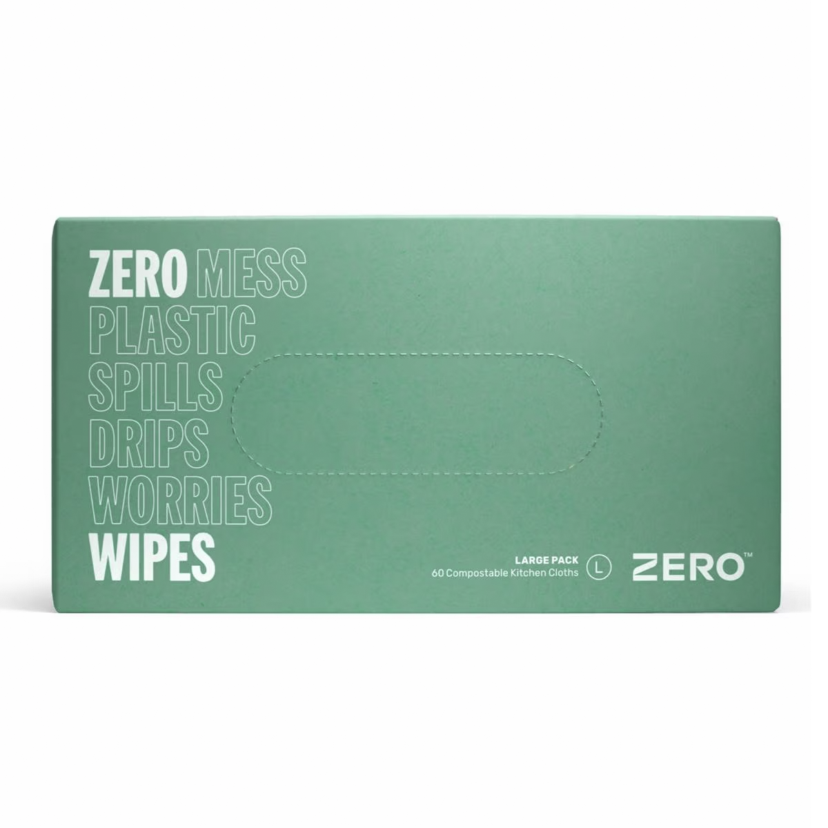 Zero Reusable Dry Wipes 60 Pack