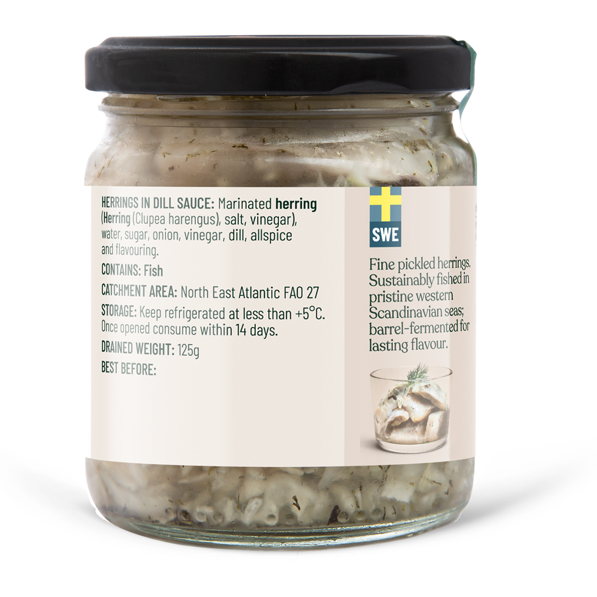 Viking Platter Dill Herrings 250g