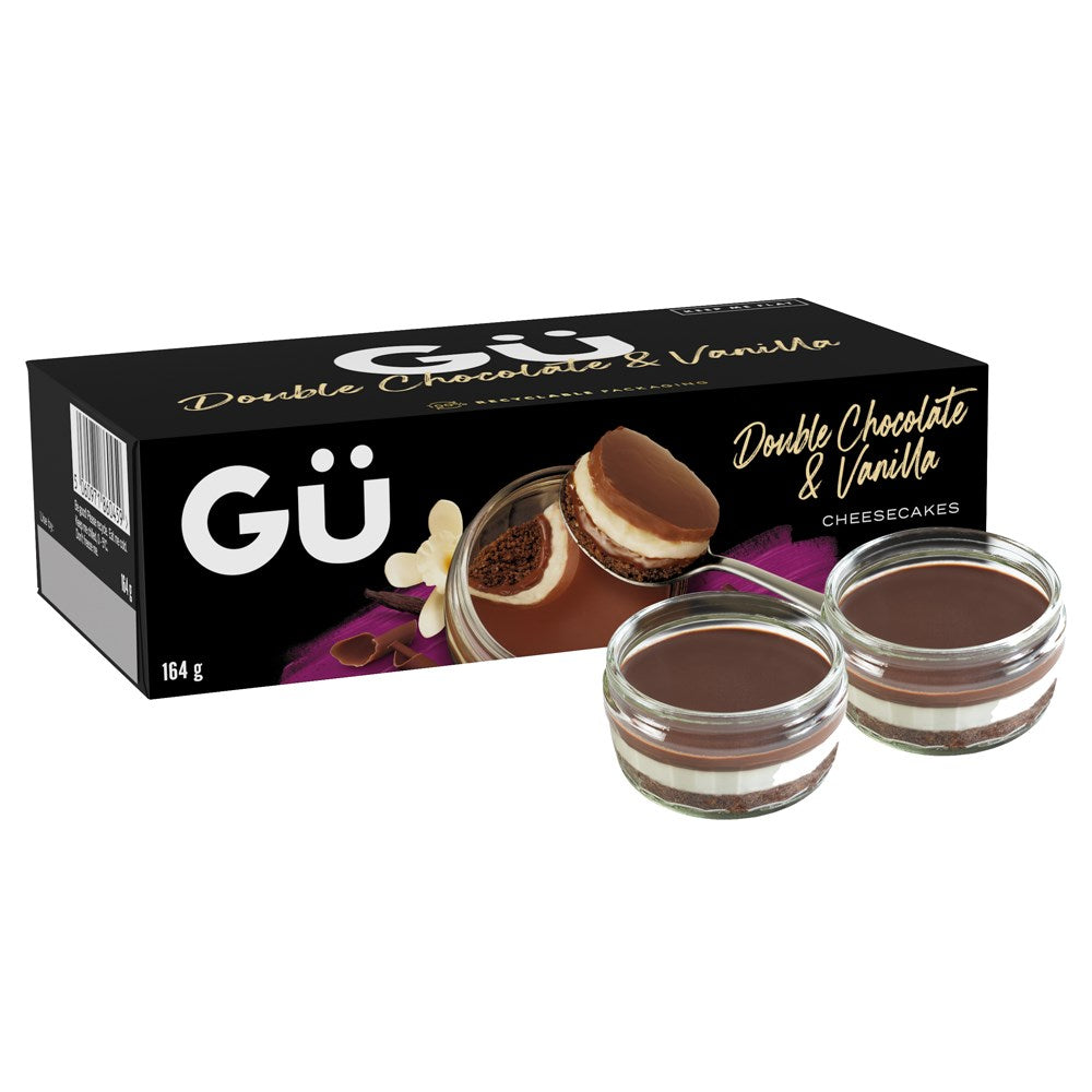 Gü Double Chocolate and Vanilla Cheesecake x2 164g