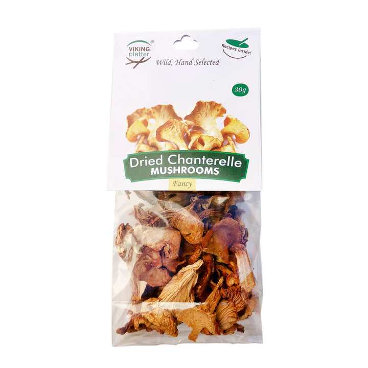 Viking Platter Dried Chanterelle Mushrooms 20g