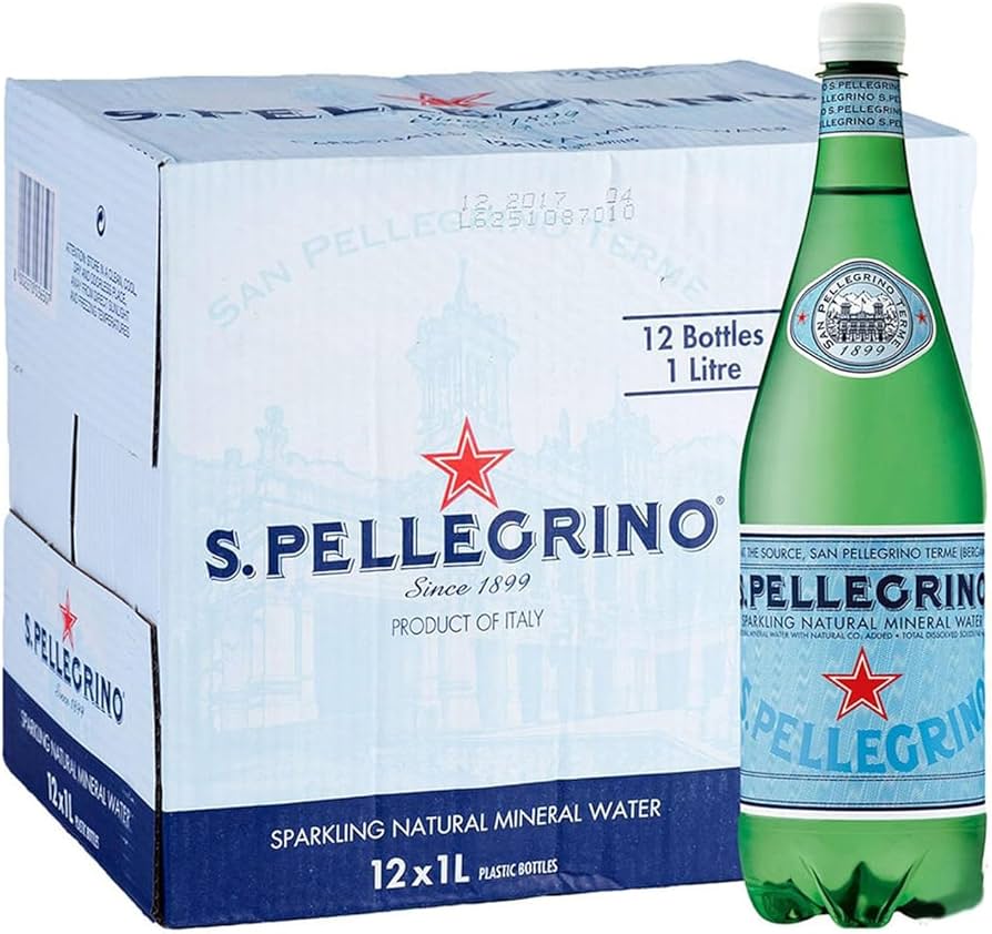 San Pellegrino Sparkling Natural Mineral Water Case 12 x 1L